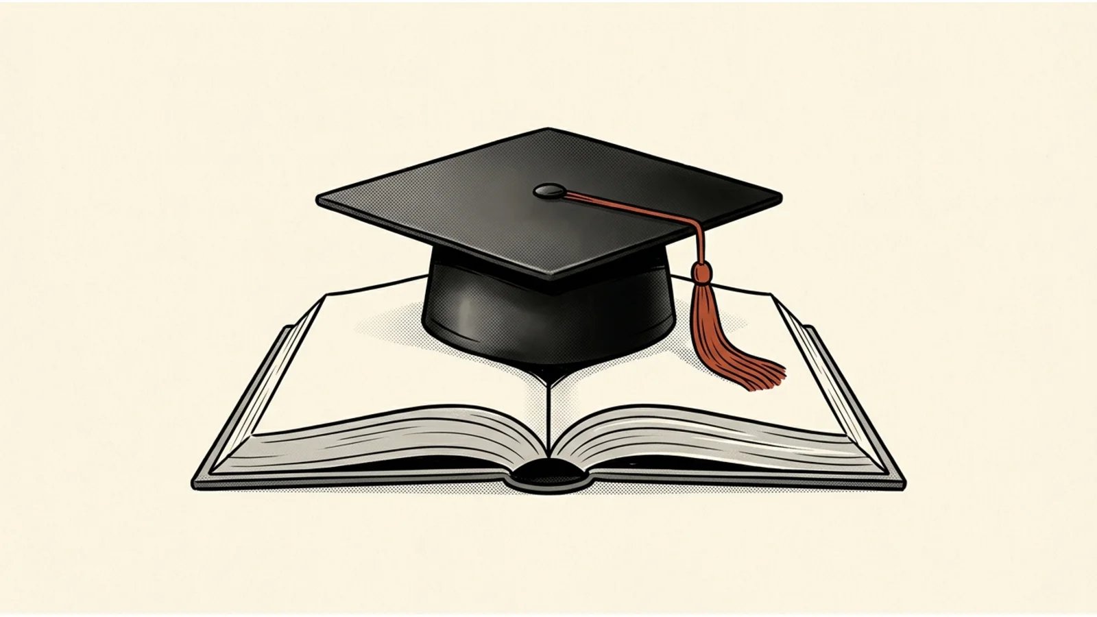 A fine-line engraving: a teaching board on a fluted easel, its face etched with a rising curve climbing to a concentric target, a lit torch throwing fine rays beside it — learn to make the work pay.