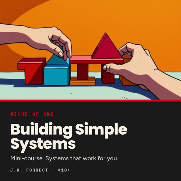 Building Simple Systems That Work For You [mini-course] cover