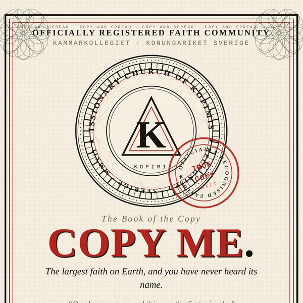 Copy Me: The Book of the Copy cover