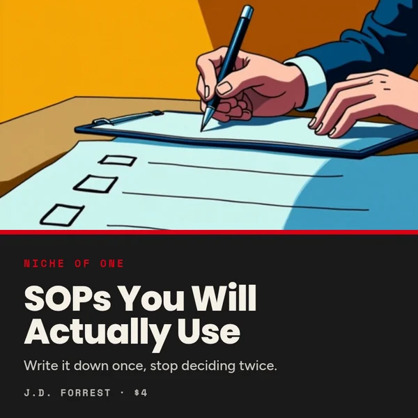 SOPs You Will Actually Use cover