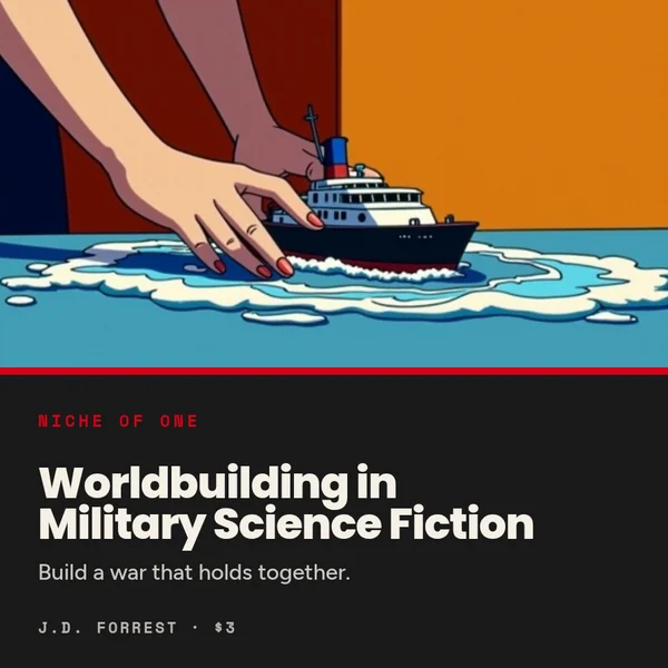 Worldbuilding in Military Science Fiction cover